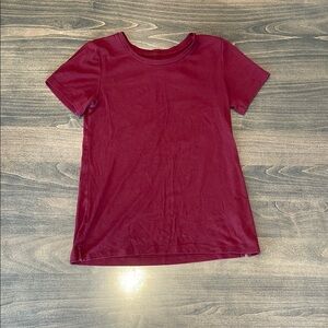Old Navy Red Short Sleeve Tee Classic Crew